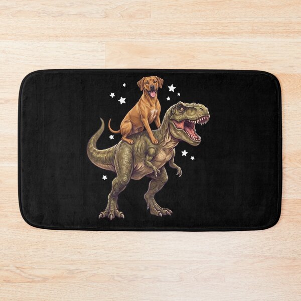 Item preview, Funny Rhodesian Ridgeback Riding T Rex Dinosaur Dog Lover designed and sold by TerryConnells.
