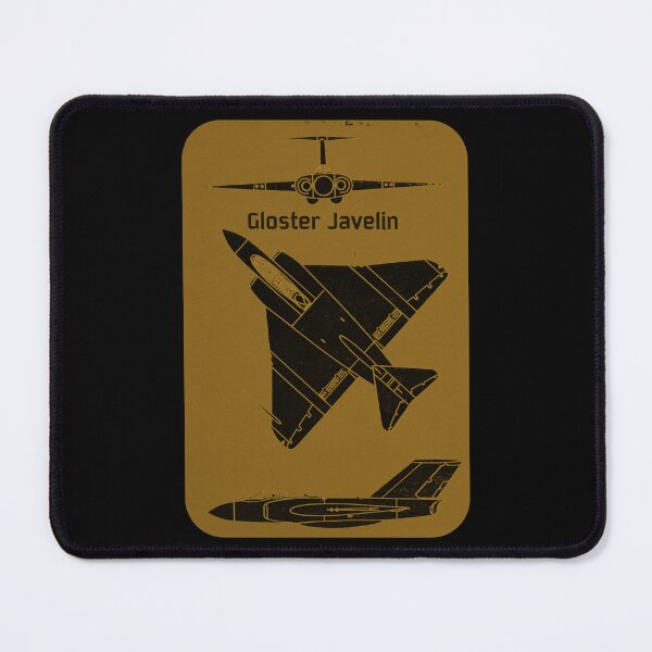 Item preview, Gloster Javelin Interceptor Jet Silhouette Cold War Aircraft designed and sold by MilitaryMart.