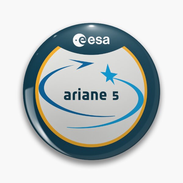 Item preview, Ariane 5 ESA Rocket Patch – European Space Launch Vehicle Design designed and sold by MeetinSpace.