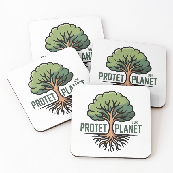 Item preview, Protect Our Planet Earth Tree Roots Art designed and sold by Nuvoro Eco Awareness.
