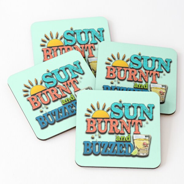 Item preview, SUN BURNT AND BUZZED - SHADOWED designed and sold by Pickle Wicked Designs.