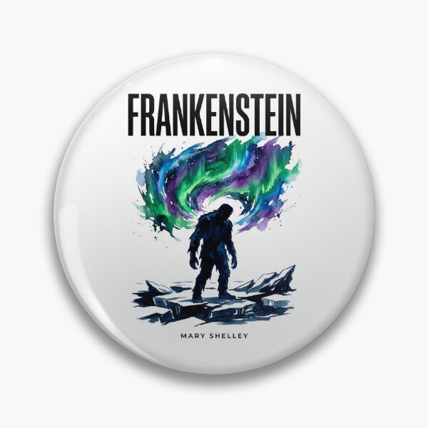 Item preview, Frankenstein Mary Shelley Northern Lights Arctic Creature designed and sold by Fenay Designs.
