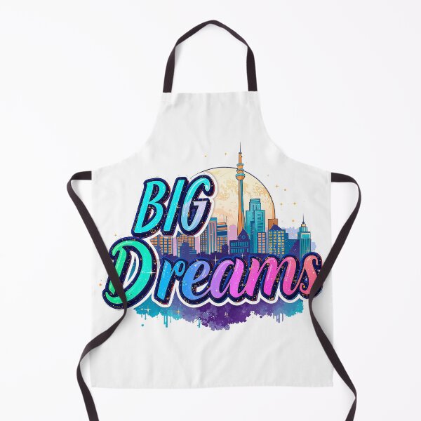 Item preview, Beautiful text "Big Dreams" city, moon designed and sold by TanyaLovus.