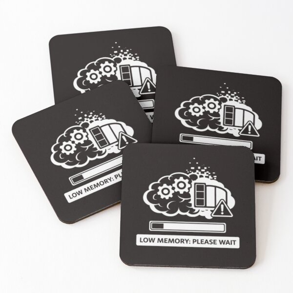 Item preview, Low Memory Brain – Funny Overthinking Humor Design designed and sold by MS-DesignArt.