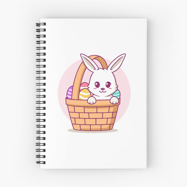 Item preview, Cute Bunny in Easter Egg Basket designed and sold by Romain V  Beaupré.