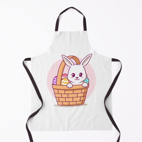 Item preview, Cute Bunny in Easter Egg Basket designed and sold by Romain V Beaupré.