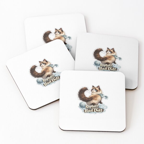 Item preview, Title: Sassy Realistic Ragdoll Cat – “Ragdoll? More Like Bad Doll” Funny Cat Design designed and sold by SparkVault.