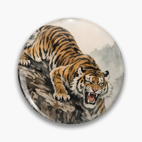 Item preview, Tiger Descending a Mountain designed and sold by cuprum.