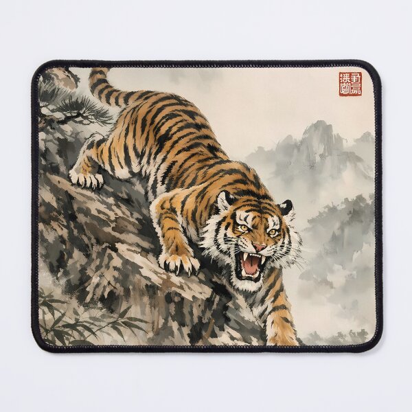 Item preview, Tiger Descending a Mountain designed and sold by cuprum.