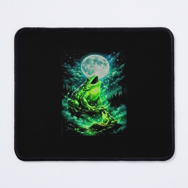 Item preview, Frog Howling to The Moon Vintage 90s Retro Frog Graphic  designed and sold by FerminVigo.