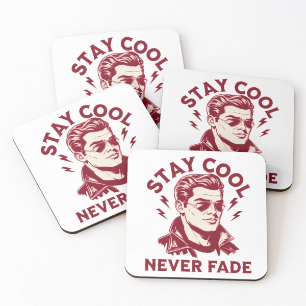 Item preview, Stay Cool Never Fade - Vintage Retro Man Design designed and sold by A-M-G-Shop.