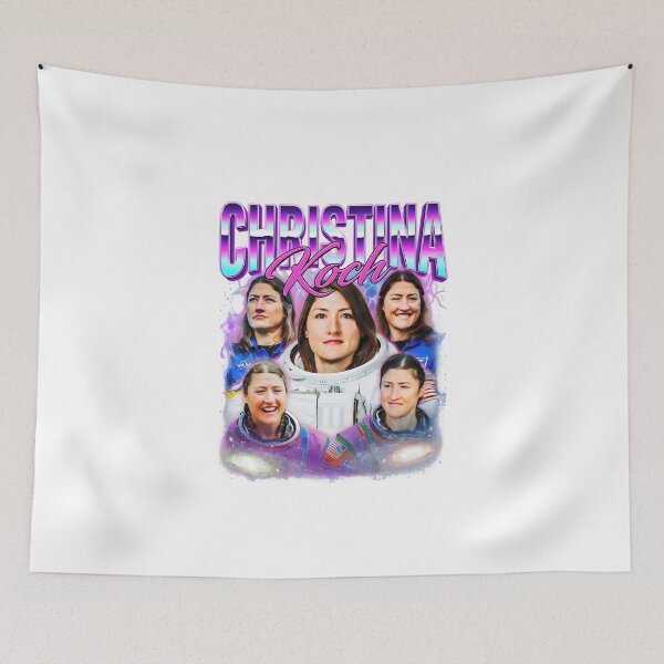 Item preview, Christina Koch Vintage Bootleg Tee designed and sold by RiverFF.