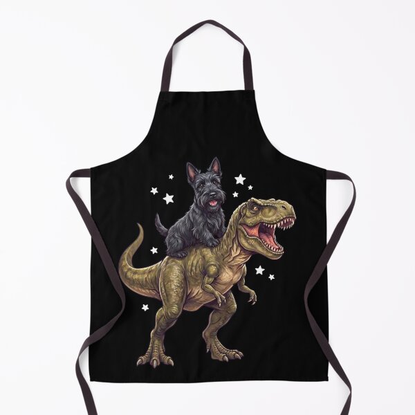 Item preview, Funny Scottish Terrier Riding T Rex Dinosaur Dog Lover designed and sold by TerryConnells.