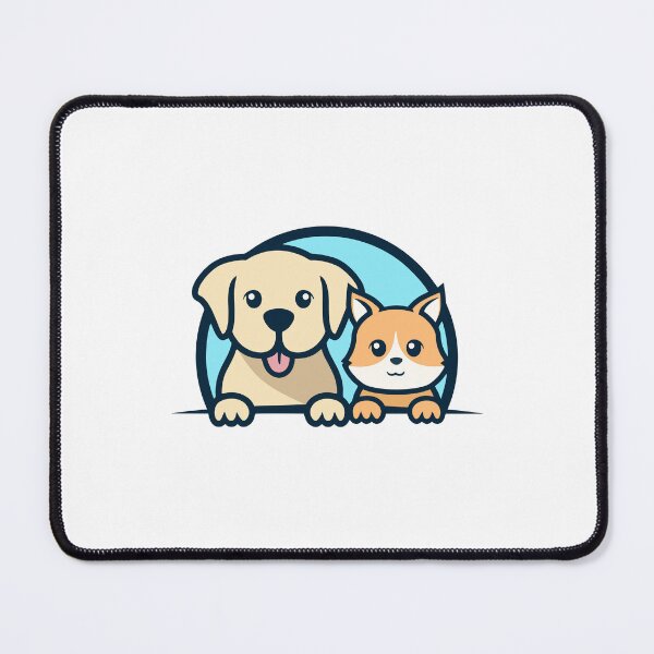Item preview, Cute Dog and Cat Best Friends designed and sold by Romain V  Beaupré.