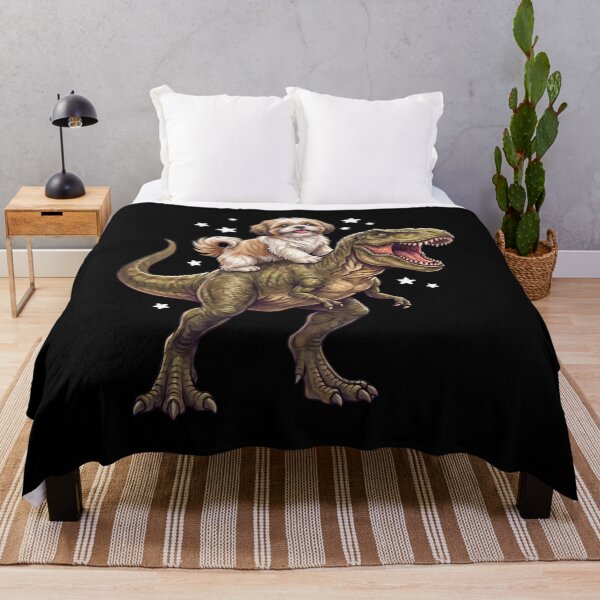 Item preview, Funny Shih Tzu Riding T Rex Dinosaur Dog Lover designed and sold by TerryConnells.