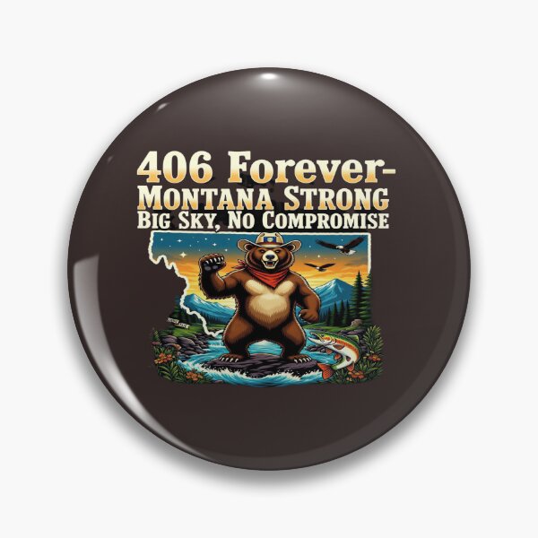Item preview, 406 Montana Strong Forever Shirt | Big Sky Country Bear Graphic Tee | Western Outdoor Montana Pride Design designed and sold by Sushikidsntod.