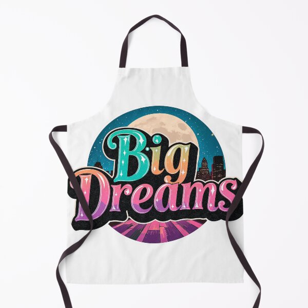 Item preview, Beautiful text "Big Dreams" city, moon designed and sold by TanyaLovus.