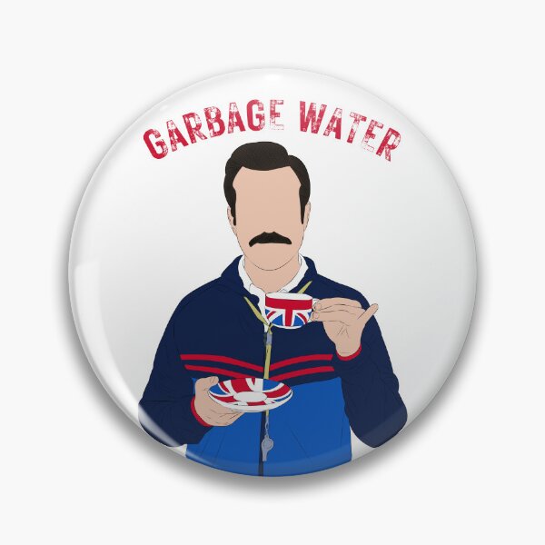 Item preview, Ted Lasso "Garbage Water" Stamp - Funny Anti-Tea Coffee Lover Art designed and sold by Still Silhouette.