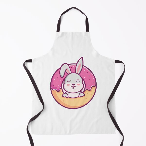 Item preview, Cute Bunny Inside Pink Donut designed and sold by Romain V Beaupré.