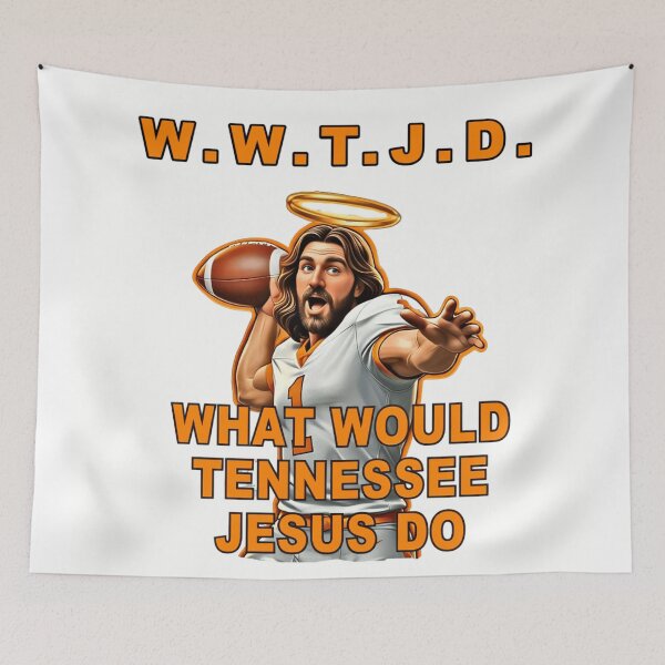 Item preview, WHAT WOULD TENNESSEE JESUS DO? designed and sold by Pickle Wicked Designs.