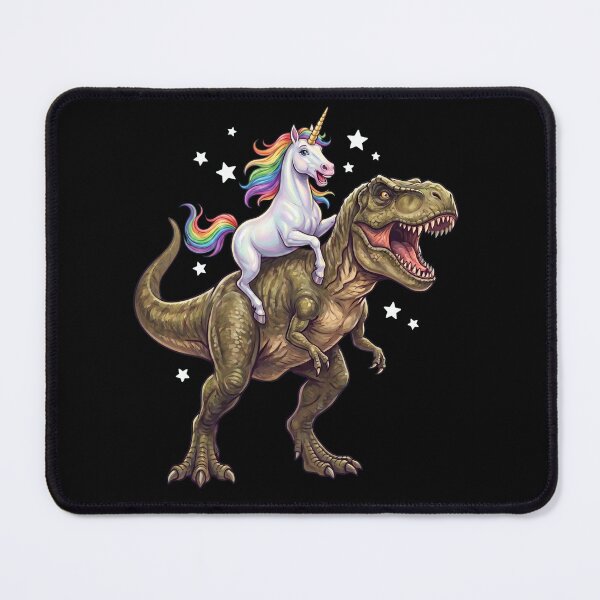 Item preview, Funny Unicorn Riding T Rex Dinosaur Animal Lover designed and sold by TerryConnells.