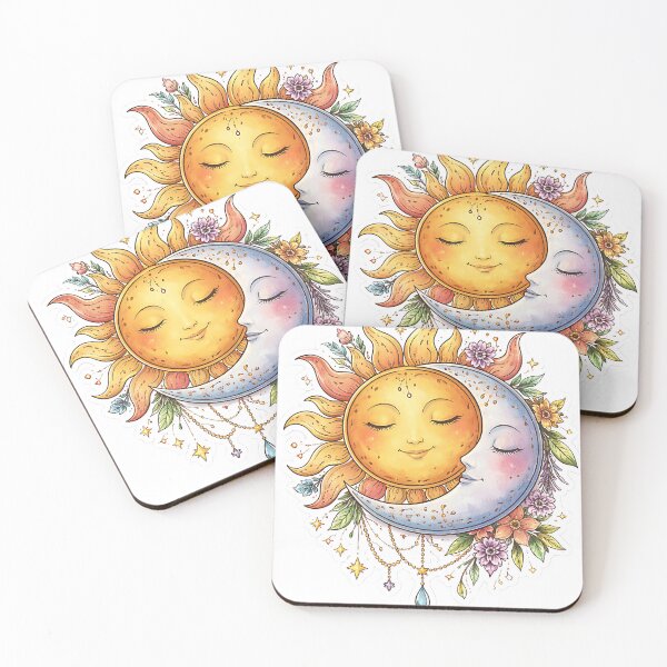 Item preview, Celestial Harmony Sun & Moon  designed and sold by Jaideep Walia.