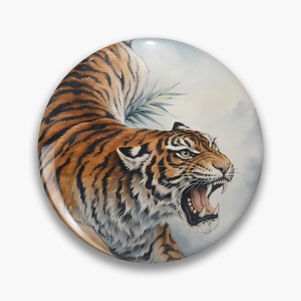 Item preview, Tiger in a Misty Landscape designed and sold by cuprum.