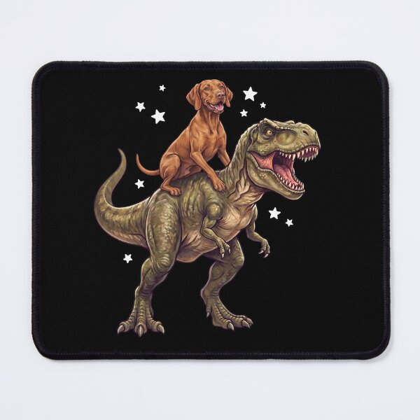 Item preview, Funny Vizsla Riding T Rex Dinosaur Dog Lover designed and sold by TerryConnells.
