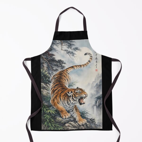 Item preview, Tiger in a Misty Landscape designed and sold by cuprum.