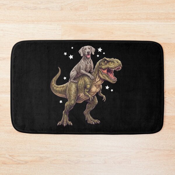 Item preview, Funny Weimaraner Riding T Rex Dinosaur Dog Lover designed and sold by TerryConnells.