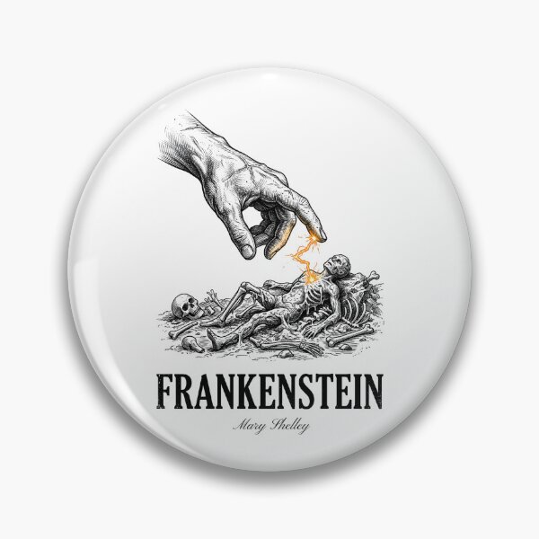 Item preview, Frankenstein Mary Shelley The Spark Of Life Creation designed and sold by Fenay Designs.