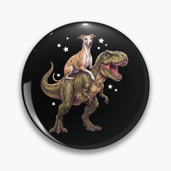 Item preview, Funny Whippet Riding T Rex Dinosaur Dog Lover designed and sold by TerryConnells.
