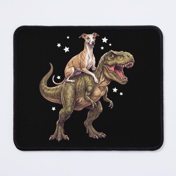 Item preview, Funny Whippet Riding T Rex Dinosaur Dog Lover designed and sold by TerryConnells.