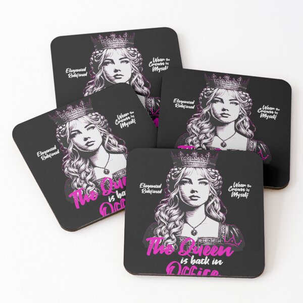 Item preview, The Queen Is Back in Office – Empowered Feminine Crown Portrait Design designed and sold by EichStore.