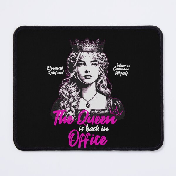 Item preview, The Queen Is Back in Office – Empowered Feminine Crown Portrait Design designed and sold by EichStore.