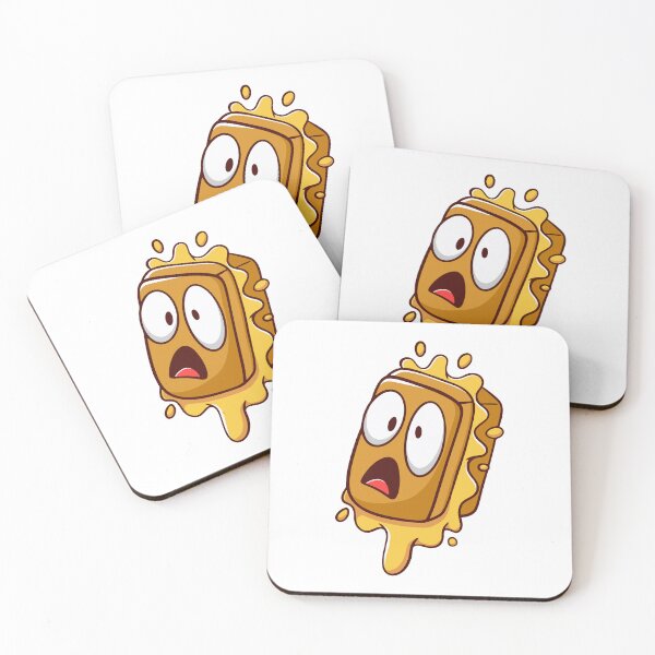 Item preview, Funny Shocked Toasted Bread Cartoon designed and sold by Romain V  Beaupré.