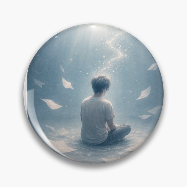 Item preview, Drowning in Silence – Underwater Emotional Art designed and sold by InkWanderStudio.