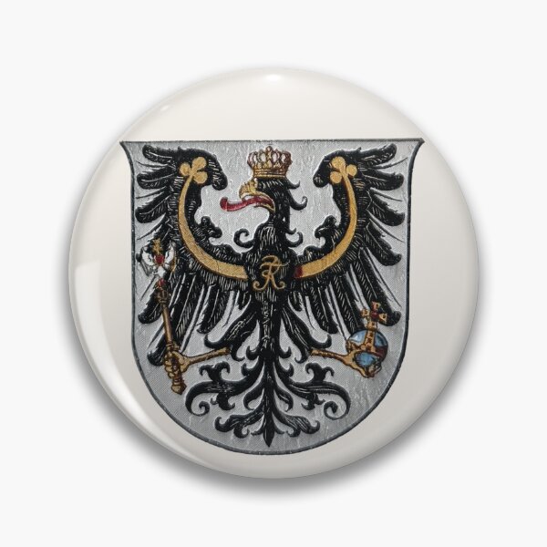 Item preview, Coat of Arms East Prussia — Black Eagle with FR Monogram and Royal Crown designed and sold by BestVarieties.