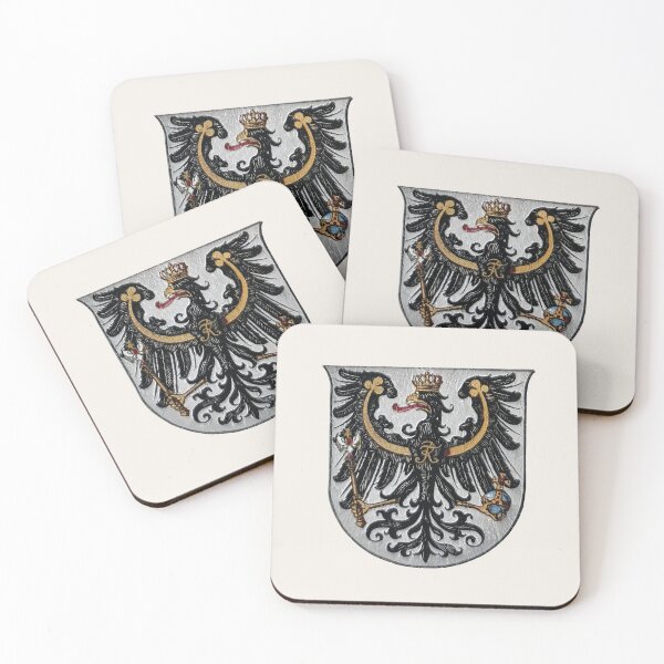Item preview, Coat of Arms East Prussia — Black Eagle with FR Monogram and Royal Crown designed and sold by BestVarieties.