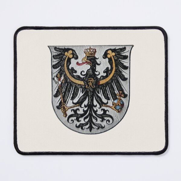Item preview, Coat of Arms East Prussia — Black Eagle with FR Monogram and Royal Crown designed and sold by BestVarieties.