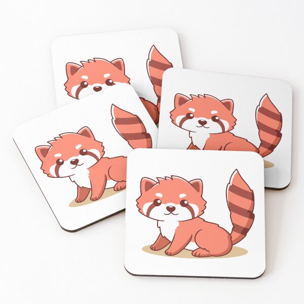 Item preview, Cute Red Panda Looking Back Illustration designed and sold by Romain V  Beaupré.