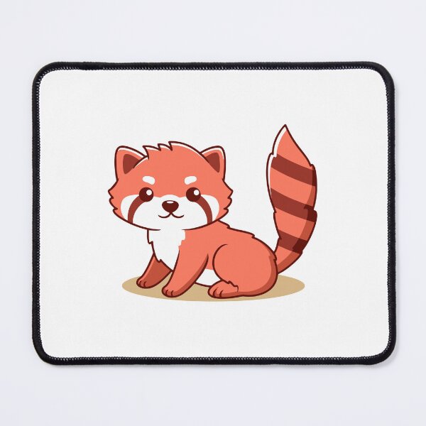 Item preview, Cute Red Panda Looking Back Illustration designed and sold by Romain V  Beaupré.