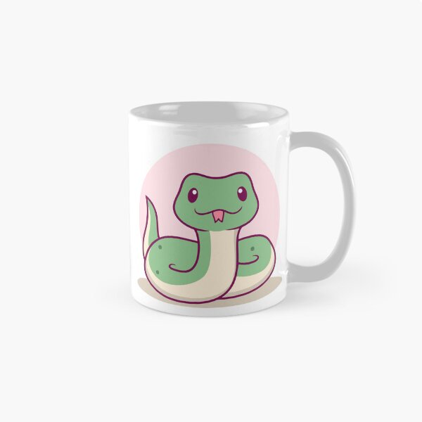 Artikelvorschau, Niedliche Kawaii Grüne Schlange Cartoon entworfen und verkauft von Romain V  Beaupré.