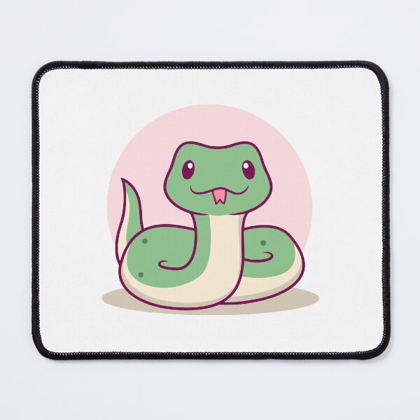 Item preview, Cute Kawaii Green Snake Cartoon designed and sold by Romain V Beaupré.