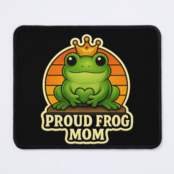 Item preview, Cute Frog Mom Sticker – Funny Mother’s Day Frog Lover Gift designed and sold by Basma Designs | Funny Shirts, Stickers & Mugs.