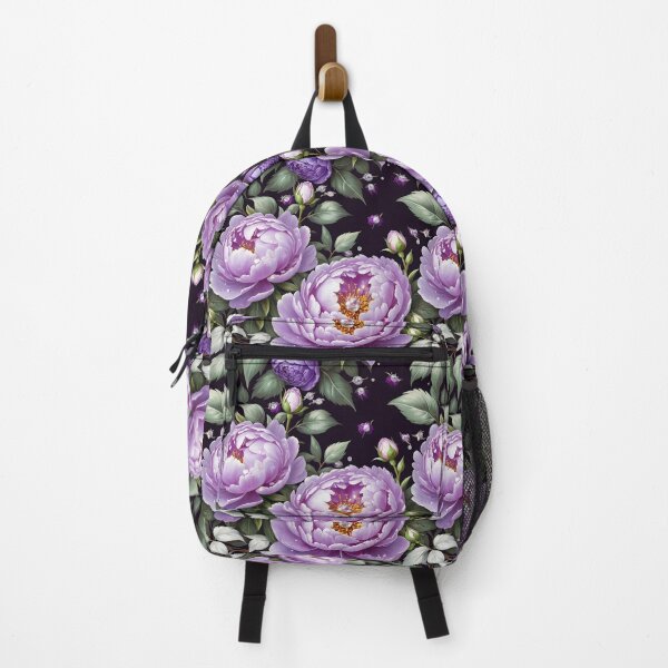Item preview, Purple and White Peonies Floral Seamless Pattern designed and sold by Leylita Design.