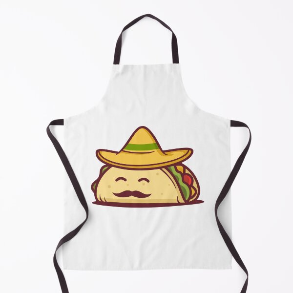 Item preview, Funny Mexican Taco with Sombrero and Mustache designed and sold by Romain V Beaupré.