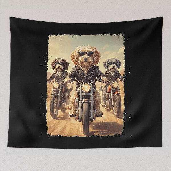Item preview, Funny Havanese Motorcycle Meme Dog Lover designed and sold by DoodleTortle.