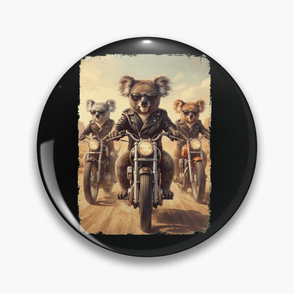 Item preview, Funny Koala Motorcycle Meme Animal Lover designed and sold by DoodleTortle.