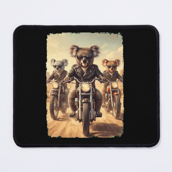 Item preview, Funny Koala Motorcycle Meme Animal Lover designed and sold by DoodleTortle.